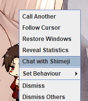 run shimeji